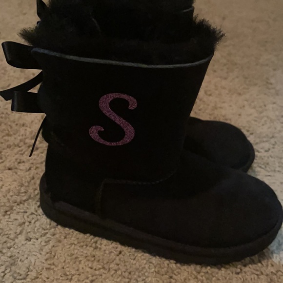 UGG GIRL’S Bailey Bow Boots *CUSTOMIZED* - Picture 6 of 6